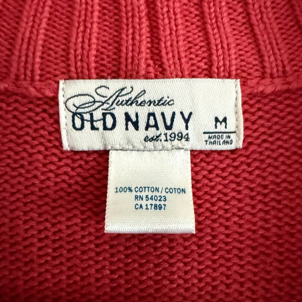 Y2K Vintage 100% Cotton Short Sleeve Shrug Sweater | Old Navy | Medium - Picture 4 of 4